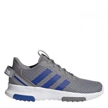 Image of adidas Racer Trainers Junior Boys - Grey/Royal