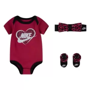 Image of Nike Mini Me 3Pc Set Bb99 - Red