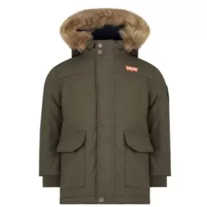 Image of Levis Levis Long Parka Junior Boys - Green