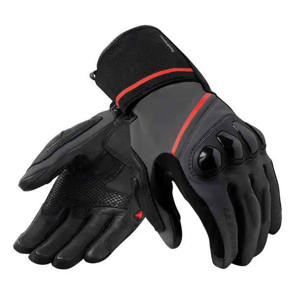 Image of REV'IT! Summit 4 H2O Gloves Black Grey Size M