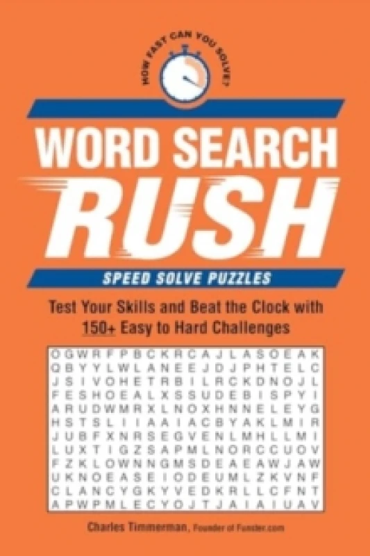 Image of Word Search Rush : Test Your Skills and Beat the Clock with 150+ Easy to Hard Challenges Paperback / softback
