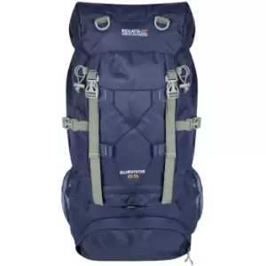 Image of Regatta Great Outdoors Survivor III 65 Litre Rucksack (One Size) (Navy)