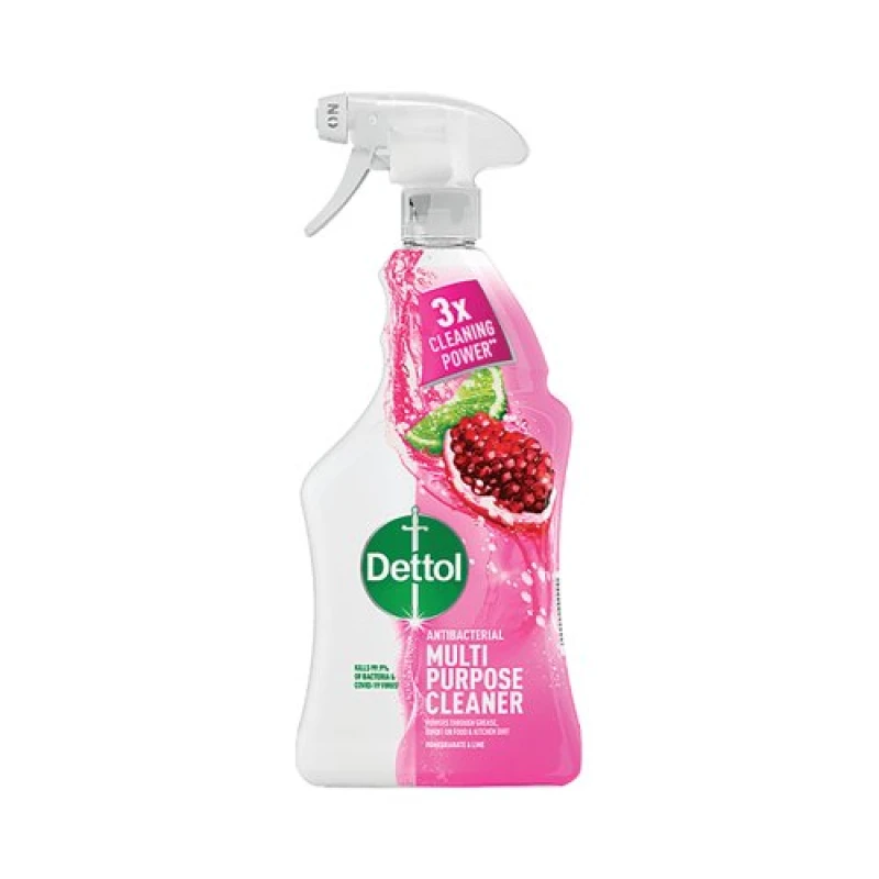 Image of Dettol Dettol Antibacterial Multipurpose Cleaner Spray Pomegranate and Lime 1L (Pack of 6) 3007938 3007938