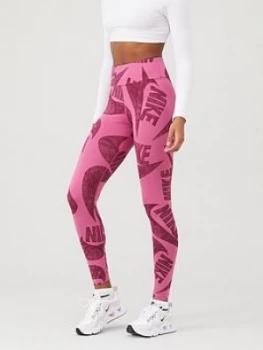 Image of Nike Nsw Icon Clash Printed Legging - Pink