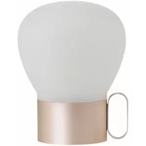 Image of Nordlux Nuru LED Dimmable Outdoor Portable Lamp Rosegold, IP44, 2700K