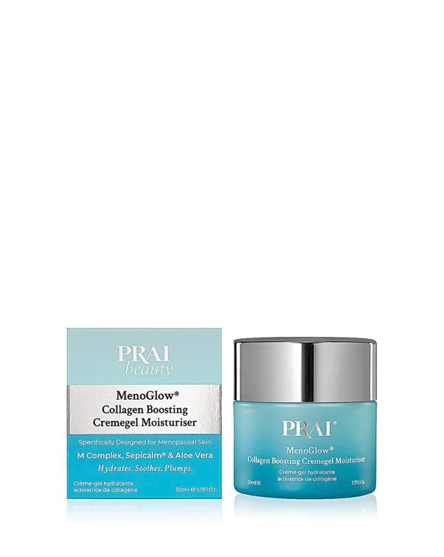 Image of PRAI Beauty Meno Glow Collagen Boosting Creme Gel Moisturiser 50ml