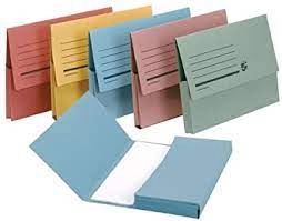 Image of 5 Star Document Wallet Half Flap Foolscap 285gms Buff Pack of 50