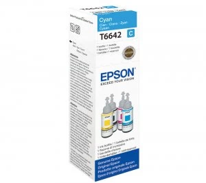 Image of Epson Ecotank T6642 Cyan Ink Bottle
