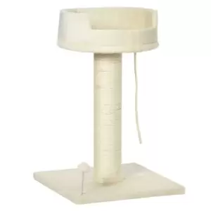 Image of PawHut 83cm Indoor Cat Tree - Cream