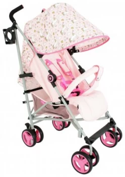 Image of My Babiie MB02 Pink Unicorn Stroller
