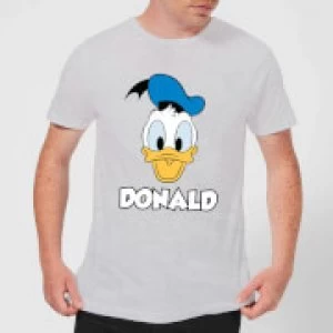 Image of Disney Mickey Mouse Donald Face T-Shirt - Grey - 5XL