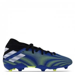 Image of adidas Nemeziz .3 Junior FG Football Boots - Blue/SolYellow