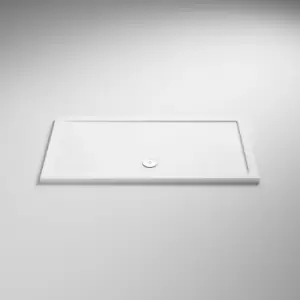 Image of Pearlstone Rectangular Shower Tray 1700mm x 700mm - White - Nuie