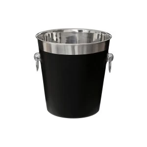 Image of Premier Housewares Stainless Steel Champagne Bucket - Black