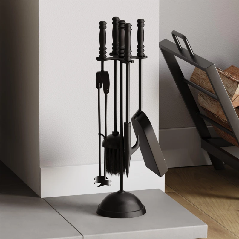 Image of Lassic Fire Vida 5 Piece Malham Companion Set Black unisex 5 Piece