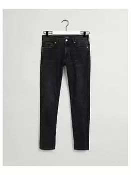 Image of Gant Boys Slim Jeans - Black, Size Age: 16 Years