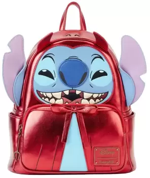 Image of Lilo & Stitch Loungefly - Stitch Devil Cosplay Mini backpacks red blue