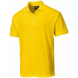 Image of Portwest Naples Polo Shirt Yellow L