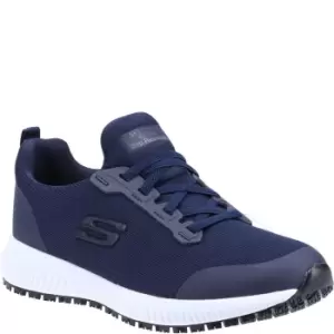 Image of Skechers Womens/Ladies Squad SR Occupational Trainers (6 UK) (Navy)