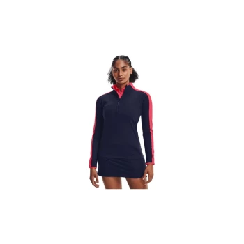 Image of Under Armour Ladies Storm Midlayer Zip Navy/BRILLIANCE S