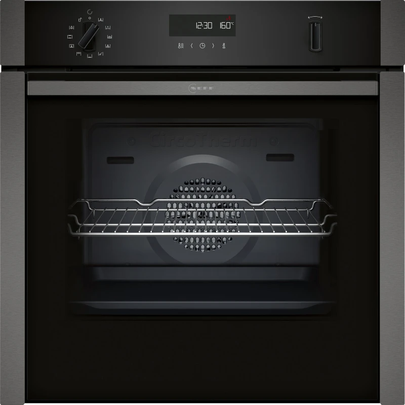Image of Neff N50 B6ACH7AG7B Slide and Hide Electric Single Oven - Graphite B6ACH7AG7B Graphite,Grey