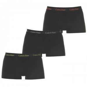 Image of Calvin Klein 3 Pack Low Rise Trunks - Black/Multi