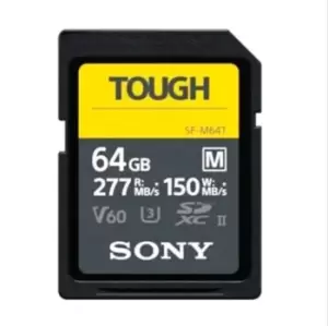 Image of Sony M Series TOUGH 64GB UHS-II 277MB/Sec SDHC Card