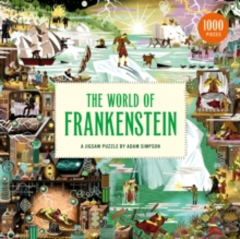 Image of The World of Frankenstein : A Jigsaw Puzzle by Adam Simpson Jigsaw