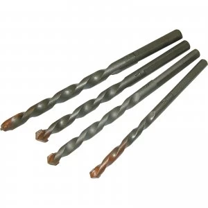 Image of Faithfull 4 Piece Tile Max Porcelain Tile Drill Bit Set