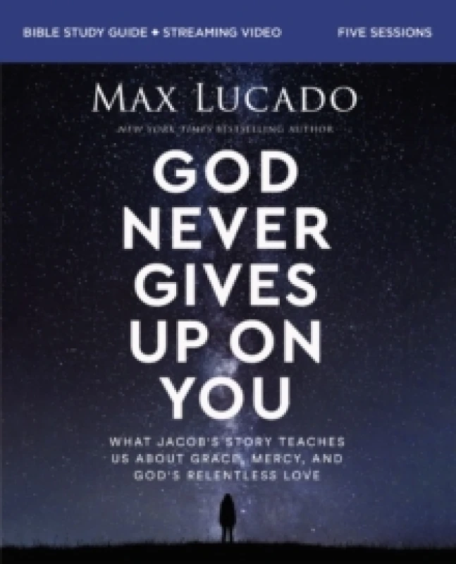Image of god never gives up on you bible study guide plus streaming video what jacob 9780310163046