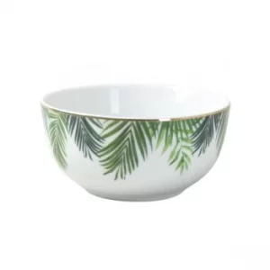 Image of Rice Bowl in Emerald Eden Design