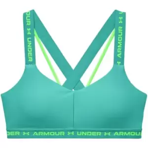 Image of Under Armour Armour Crossback Low Impact Sports Bra - Green