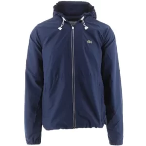 Image of Lacoste Navy Logo Zip Jacket