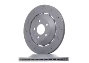 Image of ZIMMERMANN Brake disc AUDI 100.3366.70 Brake rotor,Brake discs,Brake rotors