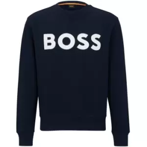 Image of Boss Webasic Crew Sweater - Blue