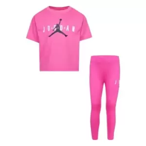 Image of Air Jordan Jordan Two Piece T Shirt and Leggings Infant Girls - Pink
