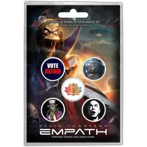Image of Devin Townsend - Ziltoid Button Badge Pack