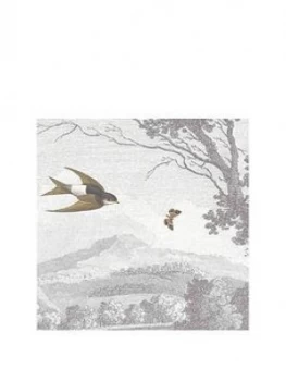 Image of Woodchip & Magnolia Zephyr Wall Mural