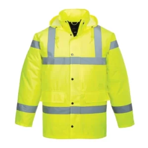 Image of Oxford Weave 300D Class 3 Hi Vis Traffic Jacket Yellow M