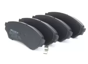 Image of RIDEX Brake pad set 402B0654 Brake pads,Brake pad set, disc brake MITSUBISHI,PAJERO PININ (H6_W, H7_W),PAJERO JUNIOR (H57A),PAJERO MINI (H5_A)