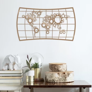 Image of Wheel - Copper Copper Decorative Metal Wall Accessory