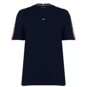 Image of Tommy Sport Tape T Shirt Mens - Blue