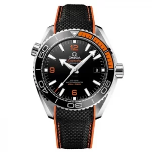 Image of Omega Seamaster Planet Ocean Mens Black Rubber Strap Watch