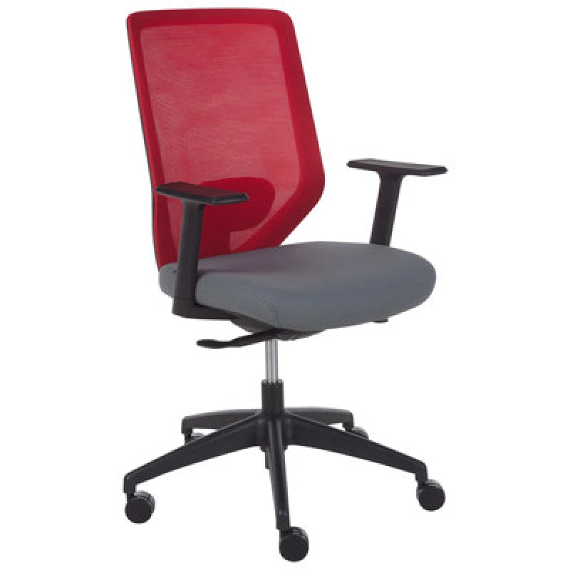 Image of Beliani Office Chair Virtuoso Red