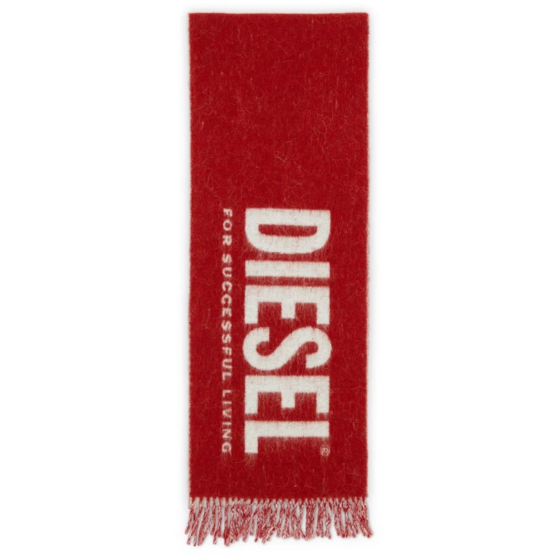 Image of Diesel S-Kott Scarf Red female One Size