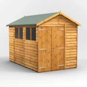 Image of 10X6 Power Overlap Apex Double Door Shed