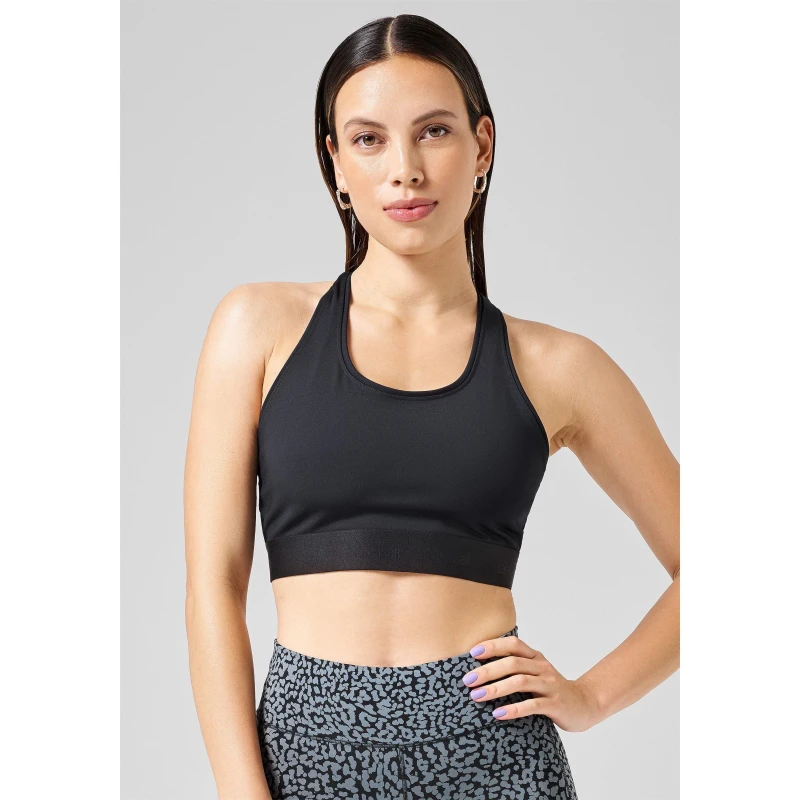 Image of Casall Womens Medium Impact Sports Bra Black female 8 (XS)