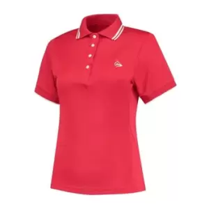 Image of Dunlop Club Polo Shirt Womens - Red