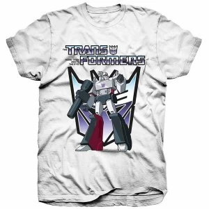 Image of Hasbro - Transformers Megatron Unisex Small T-Shirt - White
