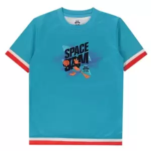Image of Space Jam Daffy Duck T Shirt Juniors - Blue